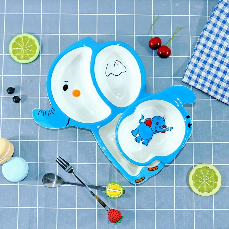 子供 食器 セット 個性的なデザイン♪ キュート カートゥーンプリント
