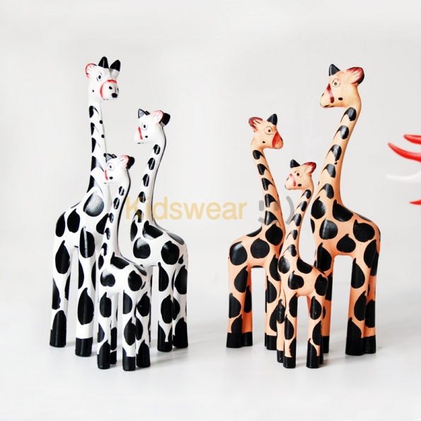 子供用 部屋の飾り 動物の装飾品木製セット クリエイティブな家の装飾