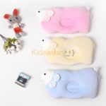 子供 用 枕 デザイン感 ベルベット 3色選択可  通気性 吸汗