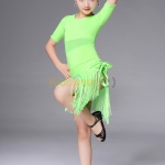 子供 ダンス 服エレガント✿ 3色選択可 ワンピース ポピュラーダンス