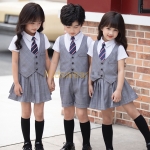 子供 入学 式 スーツ セットアップ カレッジ風 折り襟 長袖  軽さ